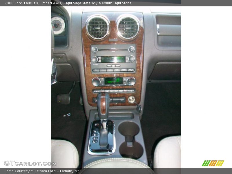 Light Sage Metallic / Medium Light Stone 2008 Ford Taurus X Limited AWD