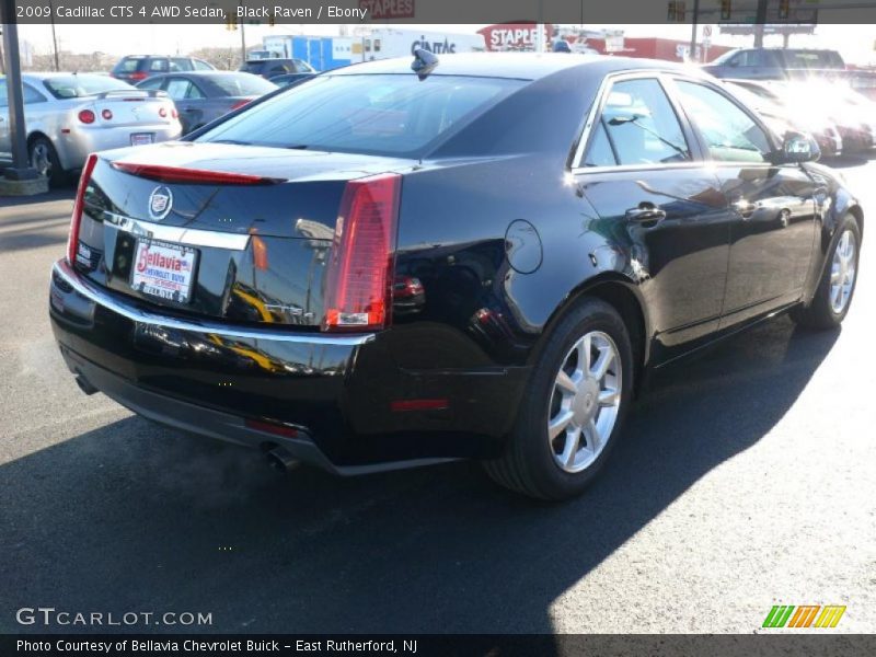 Black Raven / Ebony 2009 Cadillac CTS 4 AWD Sedan