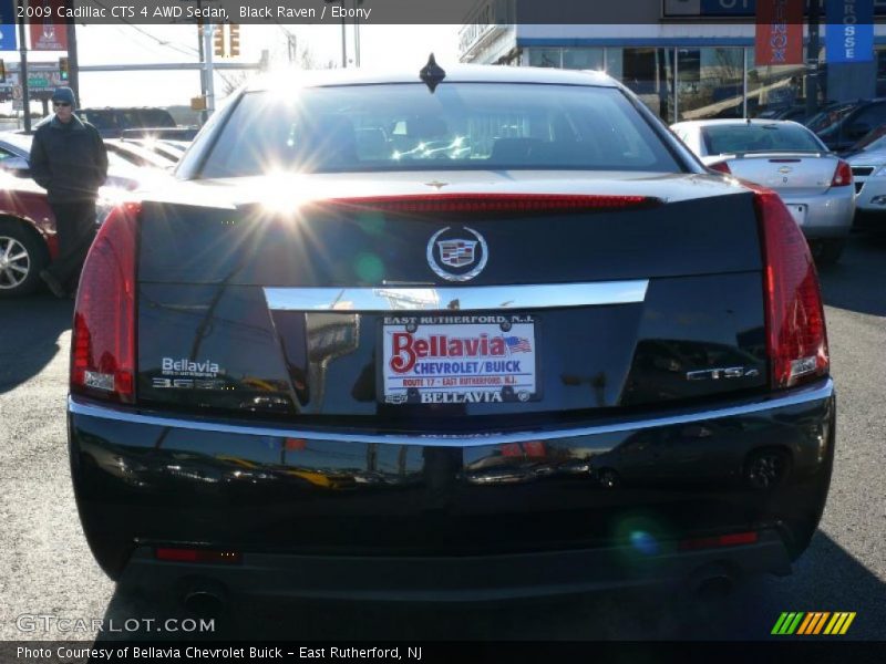 Black Raven / Ebony 2009 Cadillac CTS 4 AWD Sedan
