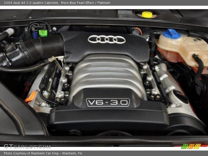  2004 A4 3.0 quattro Cabriolet Engine - 3.0 Liter DOHC 30-Valve V6