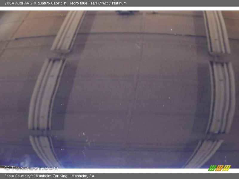 Moro Blue Pearl Effect / Platinum 2004 Audi A4 3.0 quattro Cabriolet