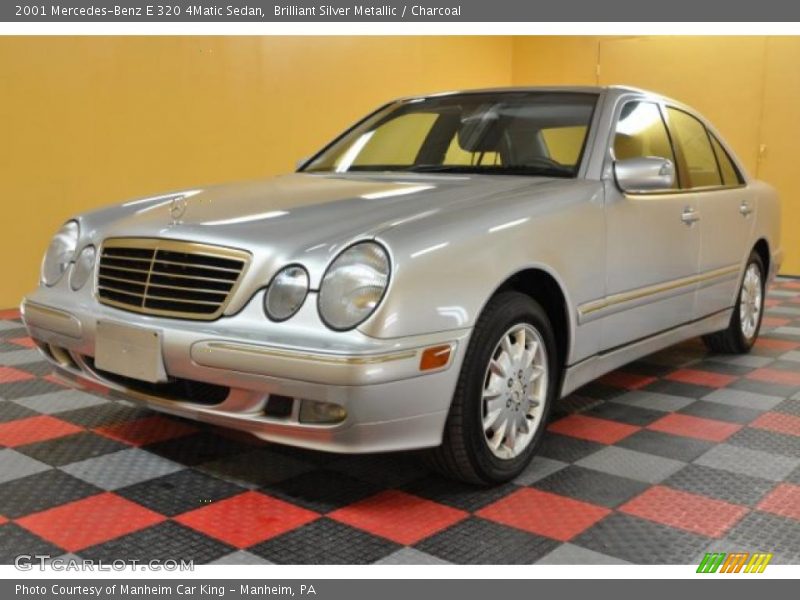 Brilliant Silver Metallic / Charcoal 2001 Mercedes-Benz E 320 4Matic Sedan