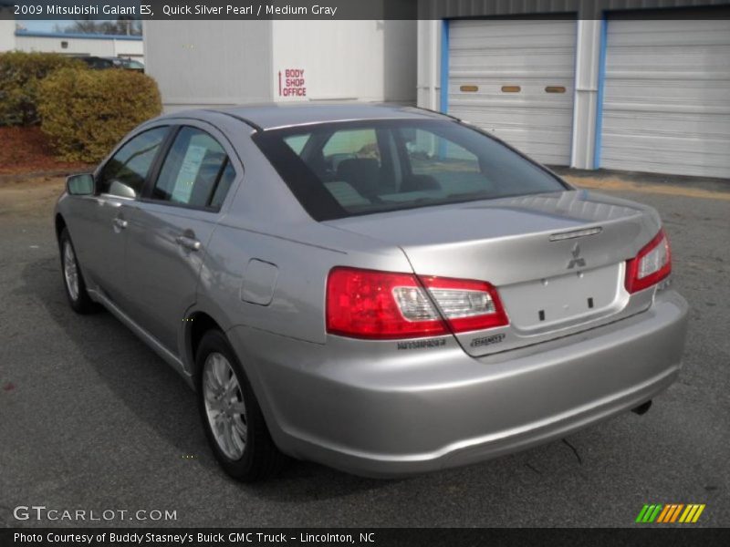 Quick Silver Pearl / Medium Gray 2009 Mitsubishi Galant ES