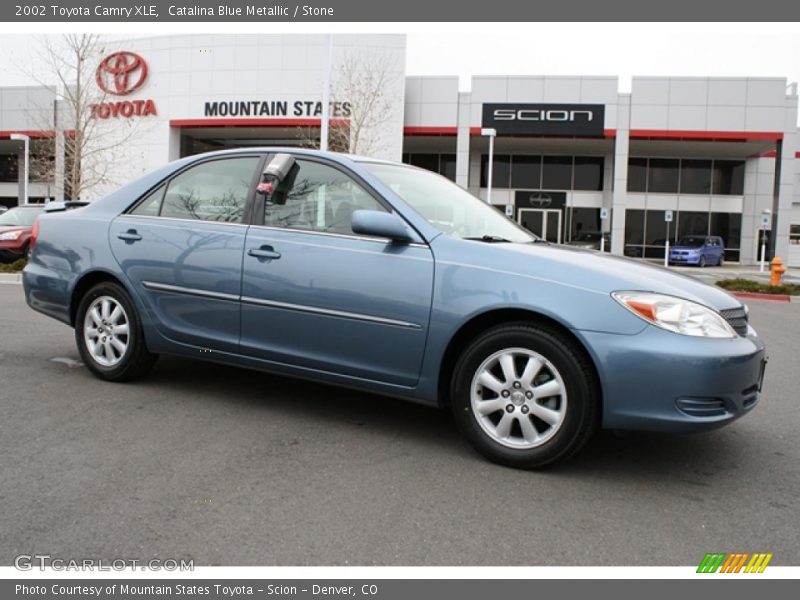 Catalina Blue Metallic / Stone 2002 Toyota Camry XLE