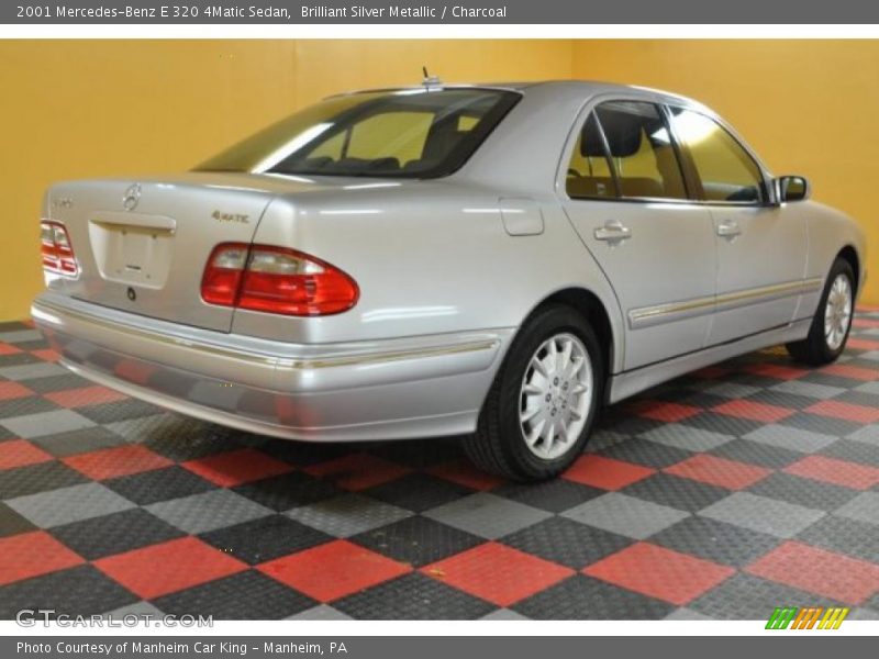 Brilliant Silver Metallic / Charcoal 2001 Mercedes-Benz E 320 4Matic Sedan