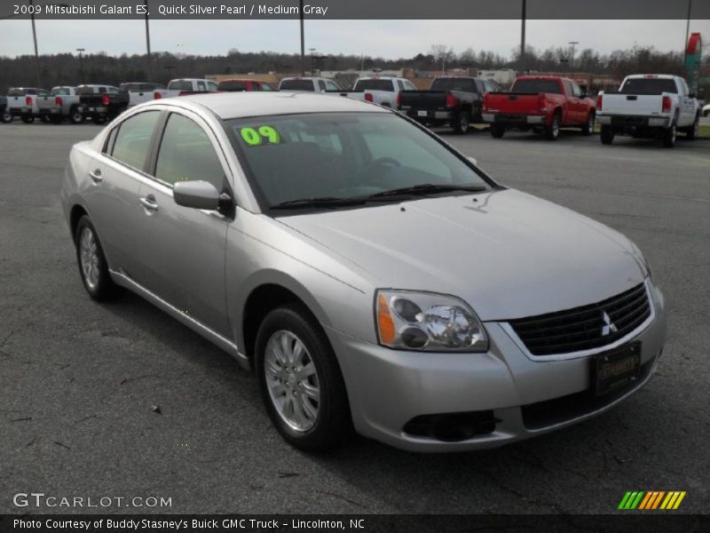 Quick Silver Pearl / Medium Gray 2009 Mitsubishi Galant ES
