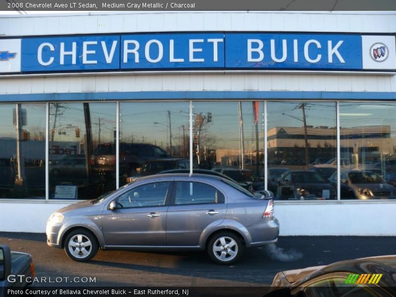 Medium Gray Metallic / Charcoal 2008 Chevrolet Aveo LT Sedan