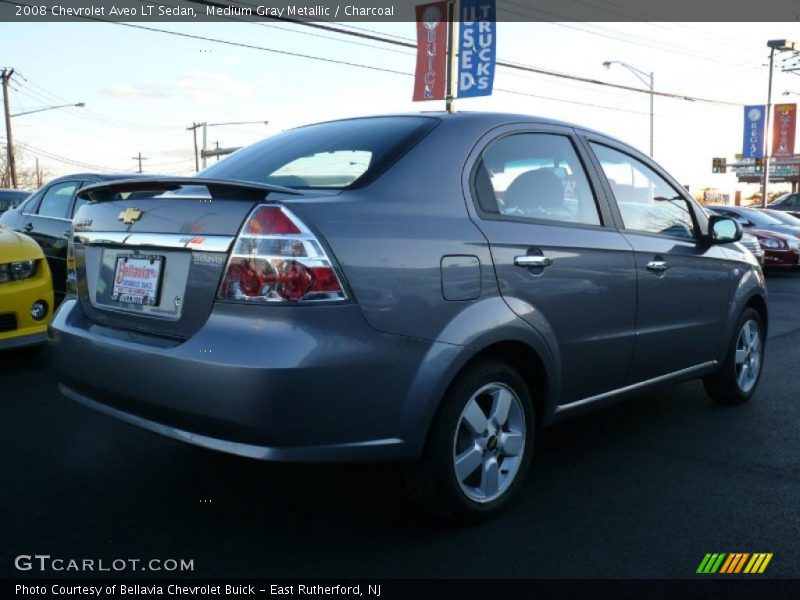 Medium Gray Metallic / Charcoal 2008 Chevrolet Aveo LT Sedan