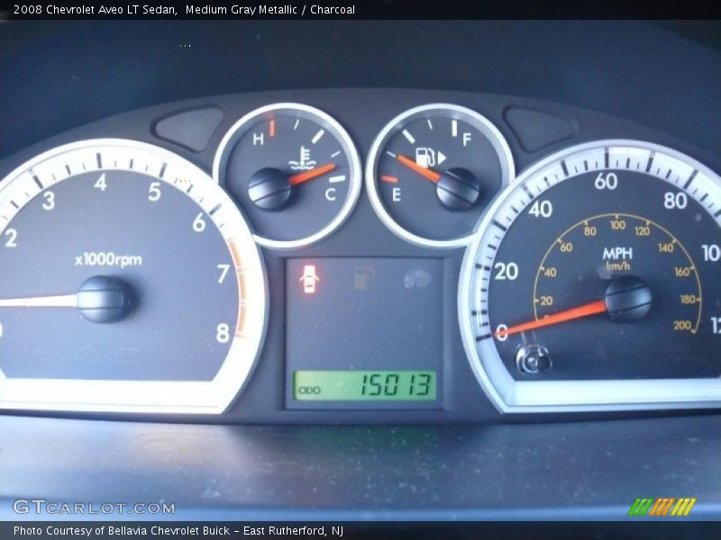 Medium Gray Metallic / Charcoal 2008 Chevrolet Aveo LT Sedan