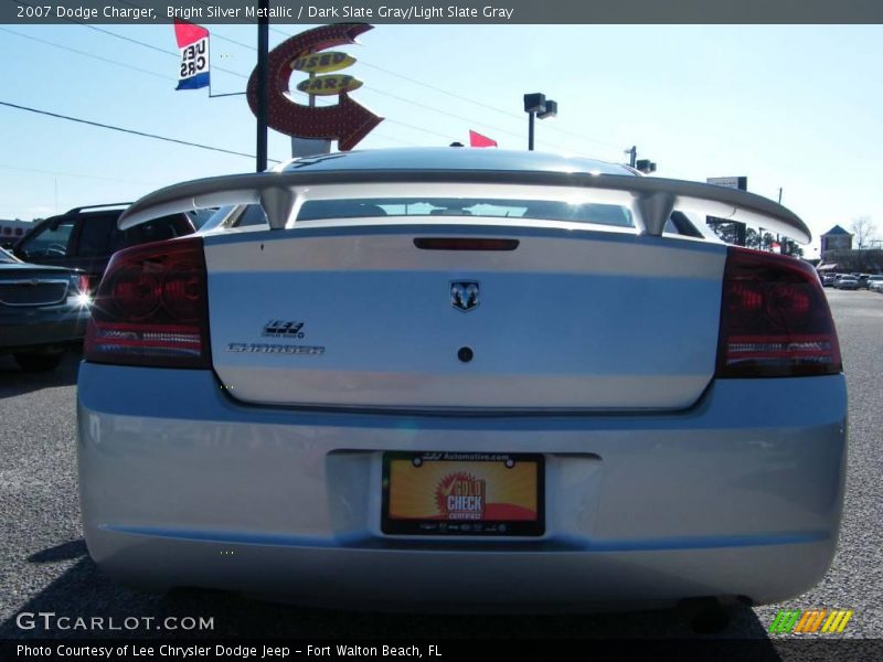 Bright Silver Metallic / Dark Slate Gray/Light Slate Gray 2007 Dodge Charger