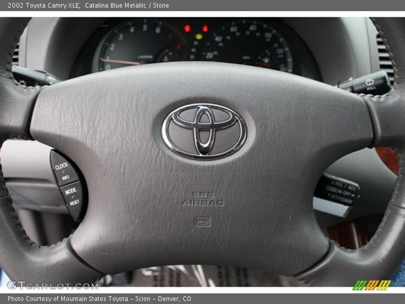 Catalina Blue Metallic / Stone 2002 Toyota Camry XLE