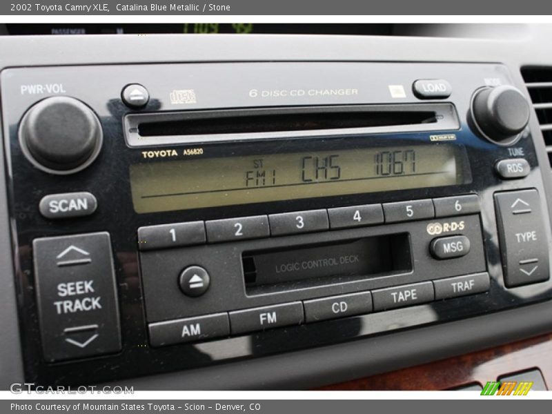 Catalina Blue Metallic / Stone 2002 Toyota Camry XLE