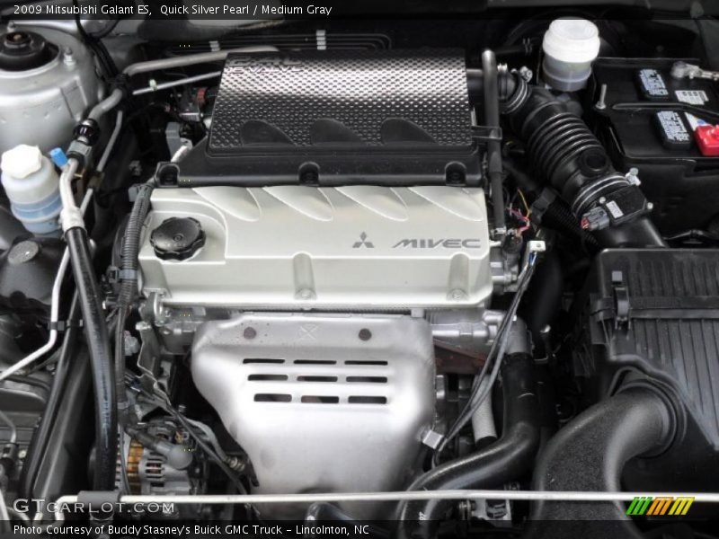 Quick Silver Pearl / Medium Gray 2009 Mitsubishi Galant ES
