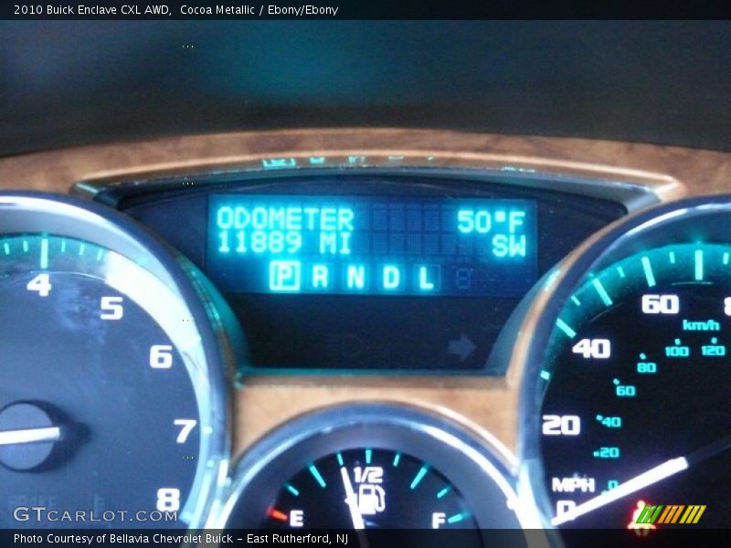 Cocoa Metallic / Ebony/Ebony 2010 Buick Enclave CXL AWD