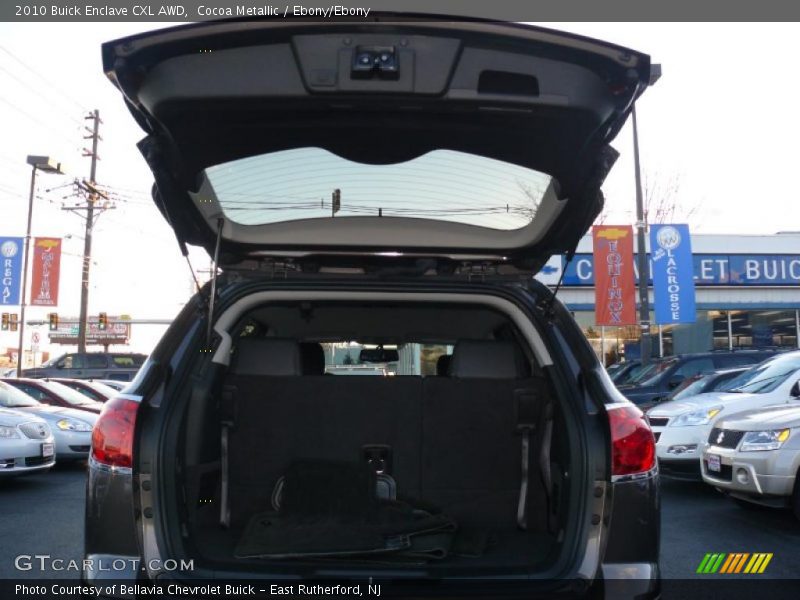 Cocoa Metallic / Ebony/Ebony 2010 Buick Enclave CXL AWD