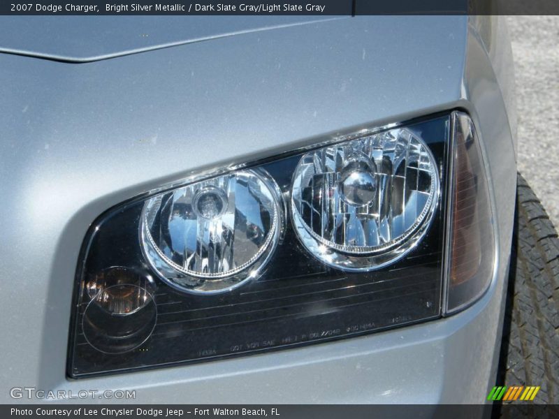 Bright Silver Metallic / Dark Slate Gray/Light Slate Gray 2007 Dodge Charger