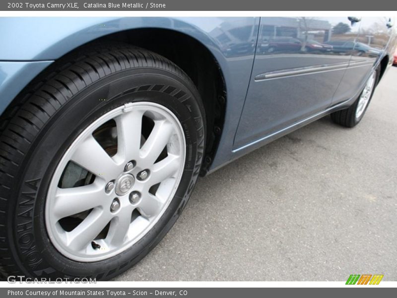 Catalina Blue Metallic / Stone 2002 Toyota Camry XLE
