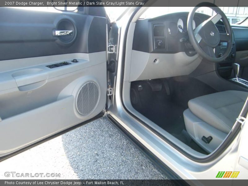 Bright Silver Metallic / Dark Slate Gray/Light Slate Gray 2007 Dodge Charger