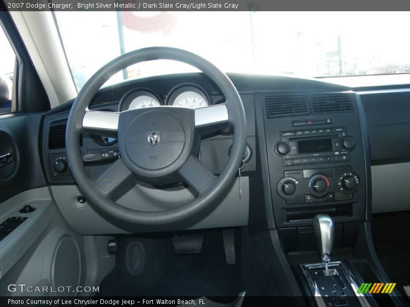 Bright Silver Metallic / Dark Slate Gray/Light Slate Gray 2007 Dodge Charger