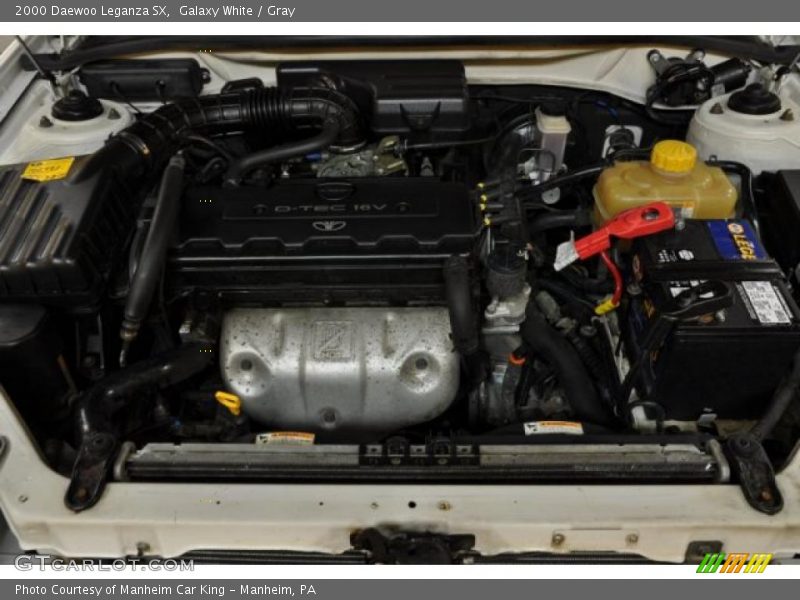  2000 Leganza SX Engine - 2.2 Liter DOHC 16-Valve 4 Cylinder