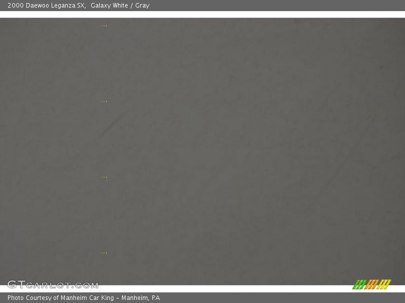Galaxy White / Gray 2000 Daewoo Leganza SX
