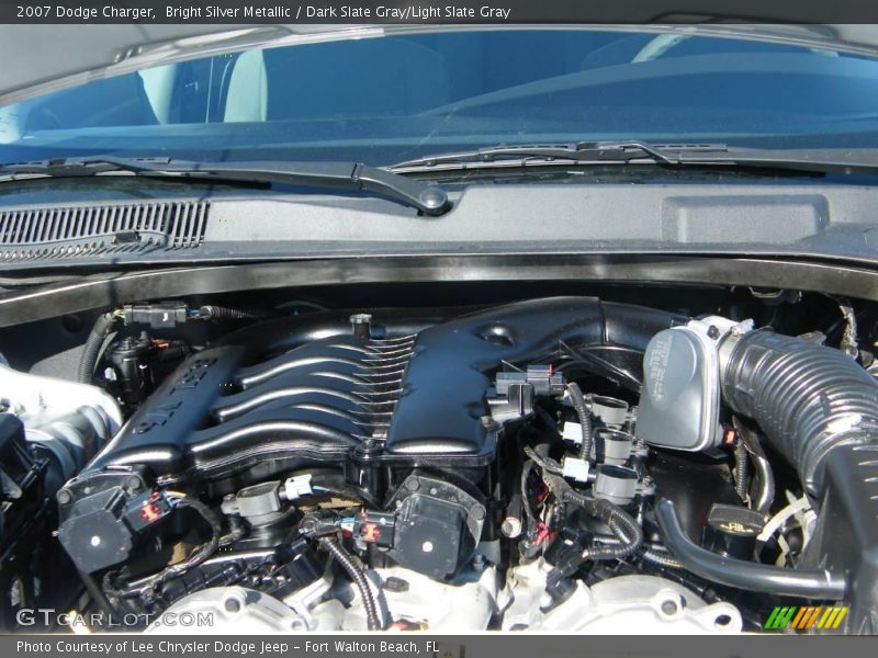 Bright Silver Metallic / Dark Slate Gray/Light Slate Gray 2007 Dodge Charger