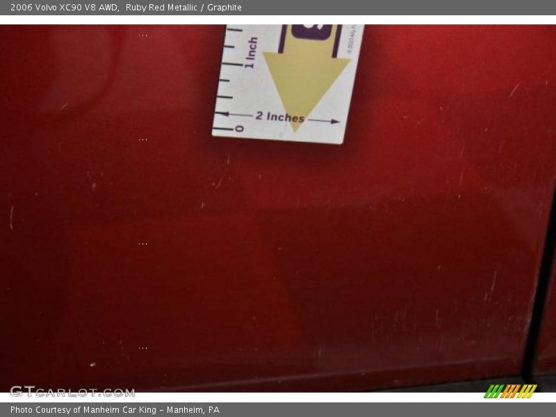 Ruby Red Metallic / Graphite 2006 Volvo XC90 V8 AWD