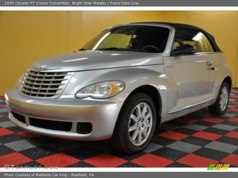 Bright Silver Metallic / Pastel Slate Gray 2006 Chrysler PT Cruiser Convertible