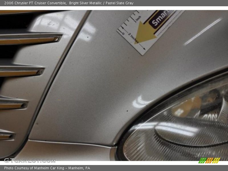 Bright Silver Metallic / Pastel Slate Gray 2006 Chrysler PT Cruiser Convertible