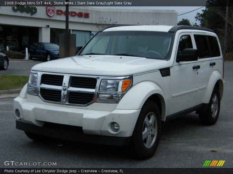 Stone White / Dark Slate Gray/Light Slate Gray 2008 Dodge Nitro SXT 4x4