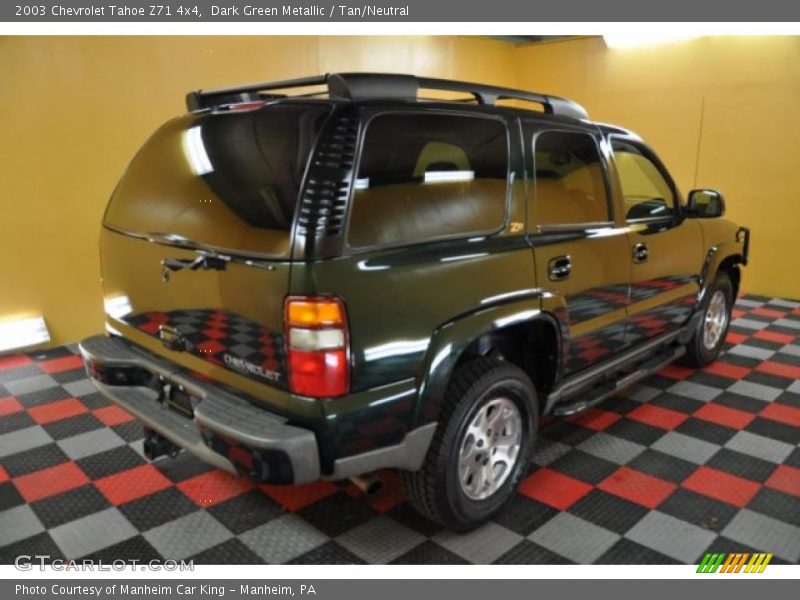 Dark Green Metallic / Tan/Neutral 2003 Chevrolet Tahoe Z71 4x4