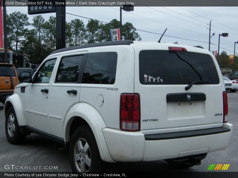 Stone White / Dark Slate Gray/Light Slate Gray 2008 Dodge Nitro SXT 4x4
