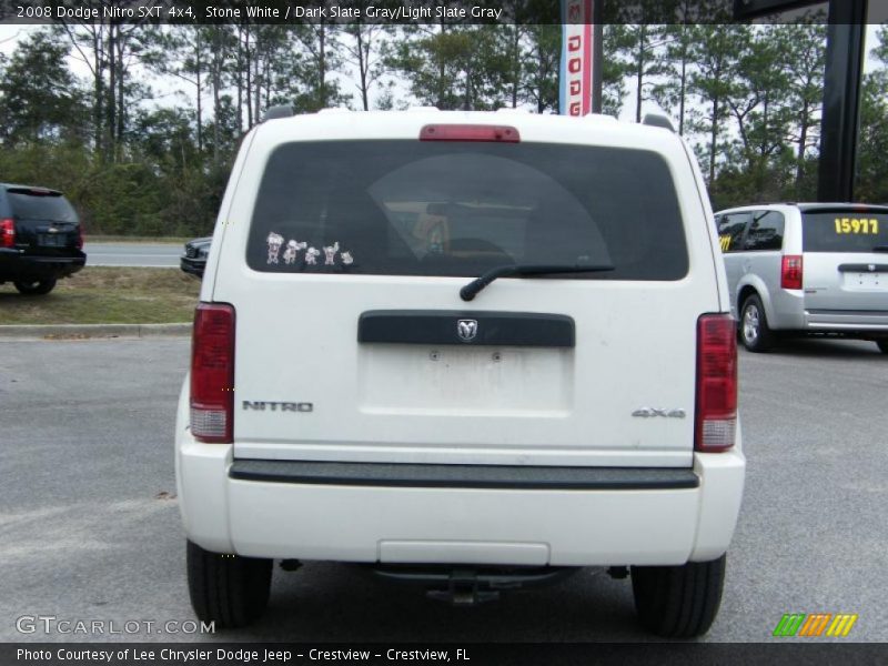 Stone White / Dark Slate Gray/Light Slate Gray 2008 Dodge Nitro SXT 4x4