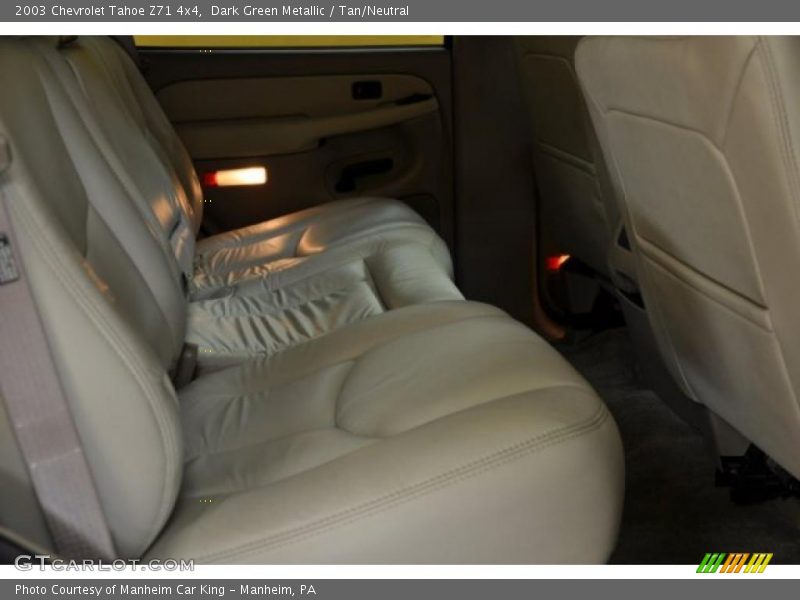 Dark Green Metallic / Tan/Neutral 2003 Chevrolet Tahoe Z71 4x4