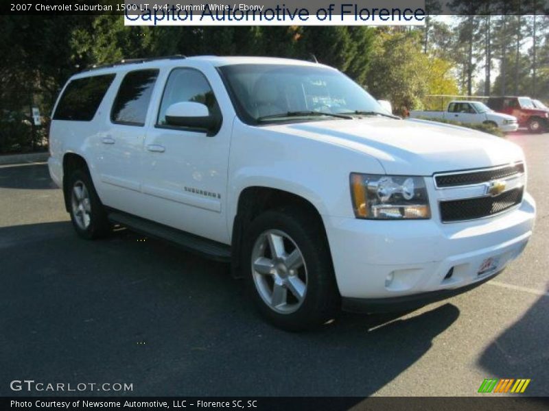 Summit White / Ebony 2007 Chevrolet Suburban 1500 LT 4x4