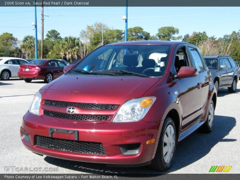 Salsa Red Pearl / Dark Charcoal 2006 Scion xA