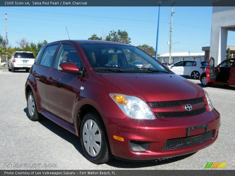 Salsa Red Pearl / Dark Charcoal 2006 Scion xA
