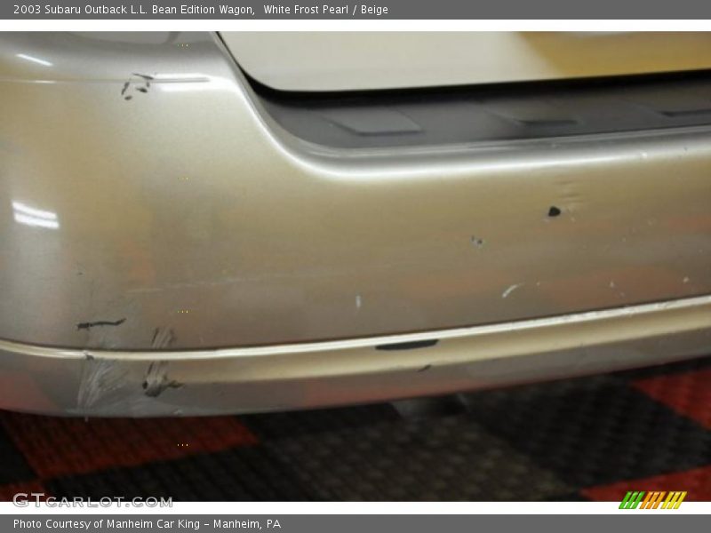 White Frost Pearl / Beige 2003 Subaru Outback L.L. Bean Edition Wagon