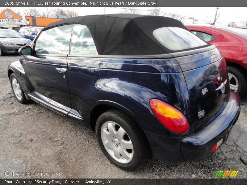 Midnight Blue Pearl / Dark Slate Gray 2005 Chrysler PT Cruiser Touring Convertible