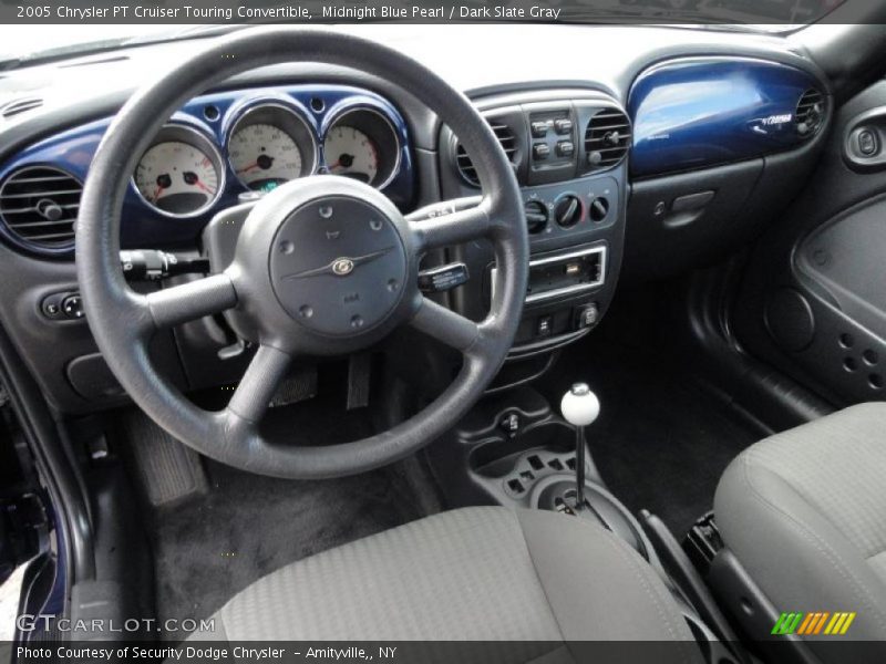 Dark Slate Gray Interior - 2005 PT Cruiser Touring Convertible 