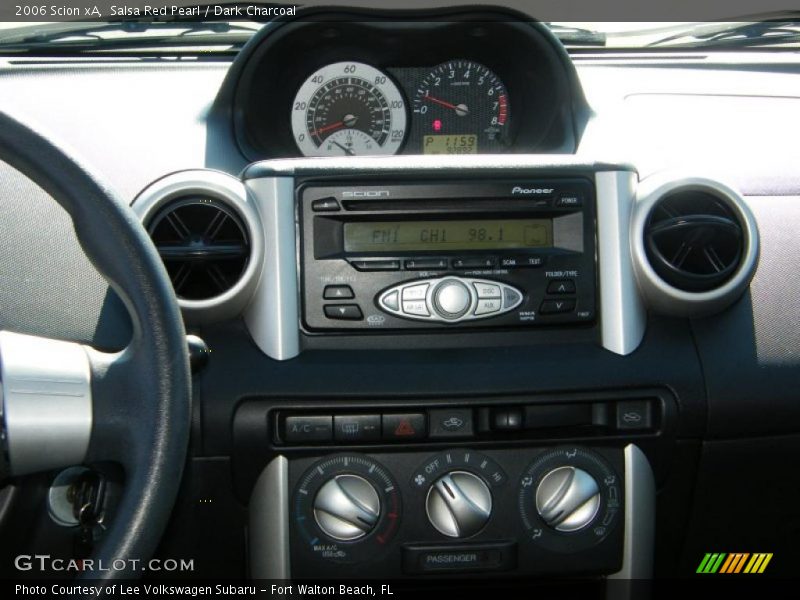Salsa Red Pearl / Dark Charcoal 2006 Scion xA