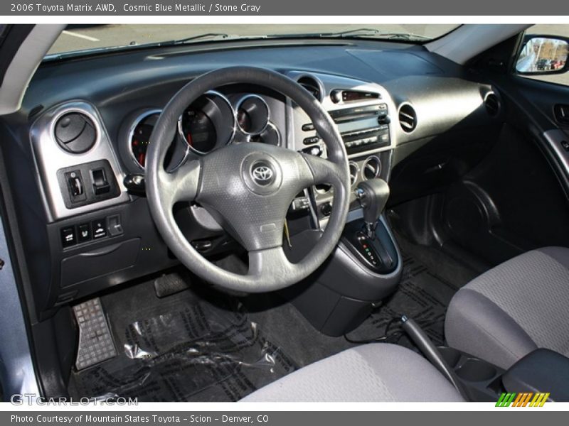 Cosmic Blue Metallic / Stone Gray 2006 Toyota Matrix AWD