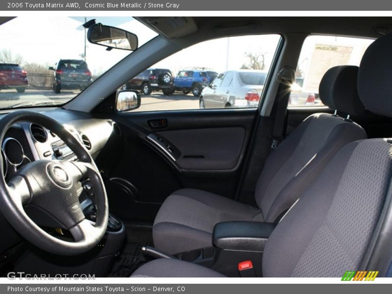 Cosmic Blue Metallic / Stone Gray 2006 Toyota Matrix AWD