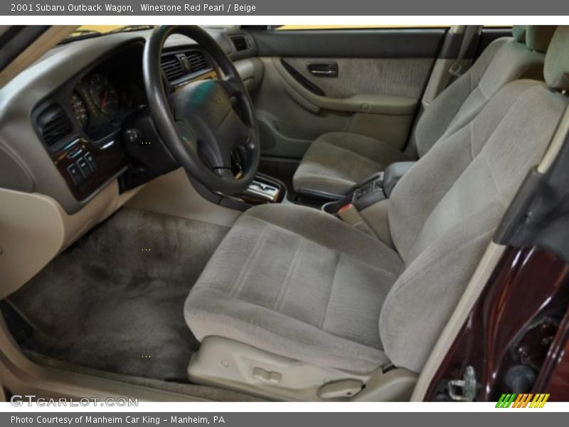  2001 Outback Wagon Beige Interior