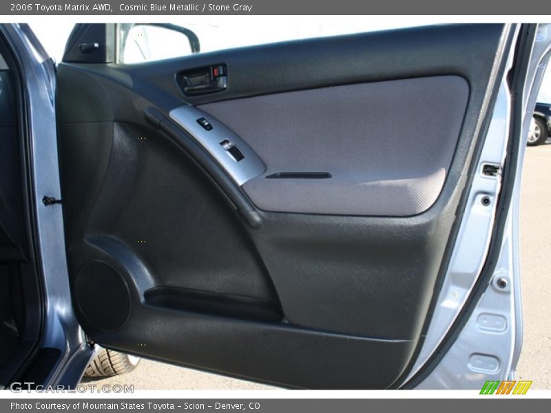 Cosmic Blue Metallic / Stone Gray 2006 Toyota Matrix AWD
