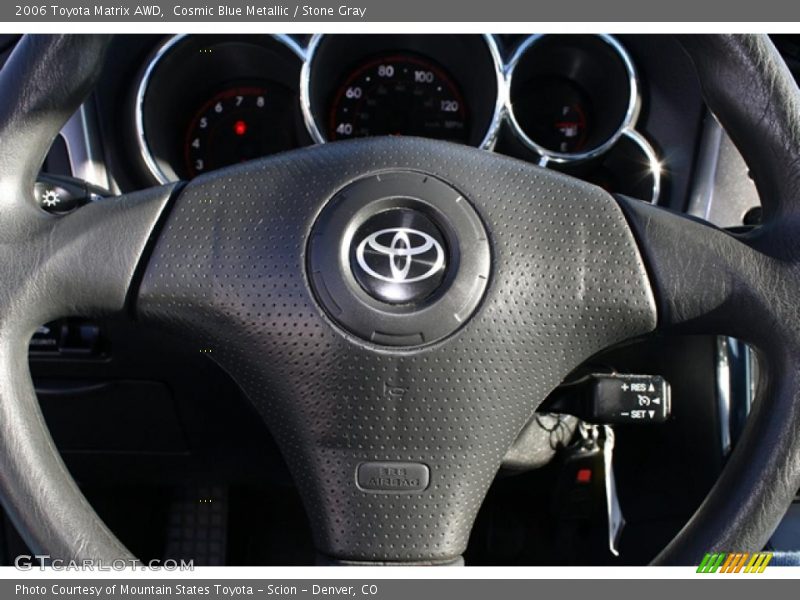 Cosmic Blue Metallic / Stone Gray 2006 Toyota Matrix AWD