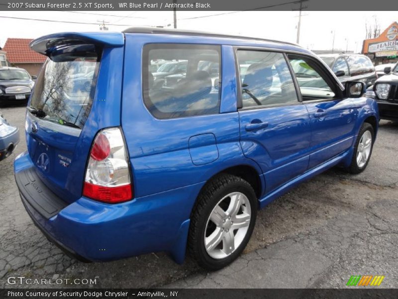 WR Blue Pearl / Anthracite Black 2007 Subaru Forester 2.5 XT Sports