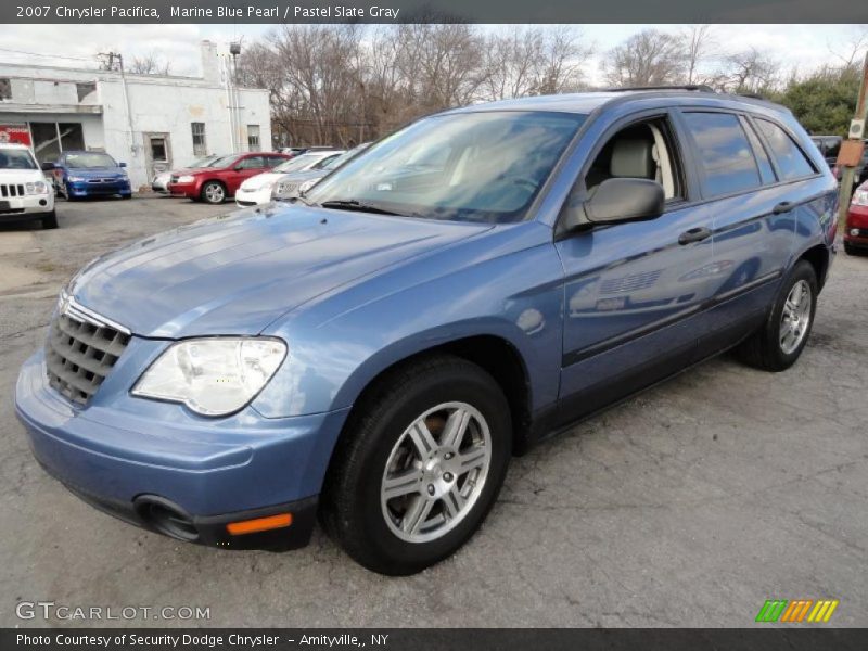 Marine Blue Pearl / Pastel Slate Gray 2007 Chrysler Pacifica
