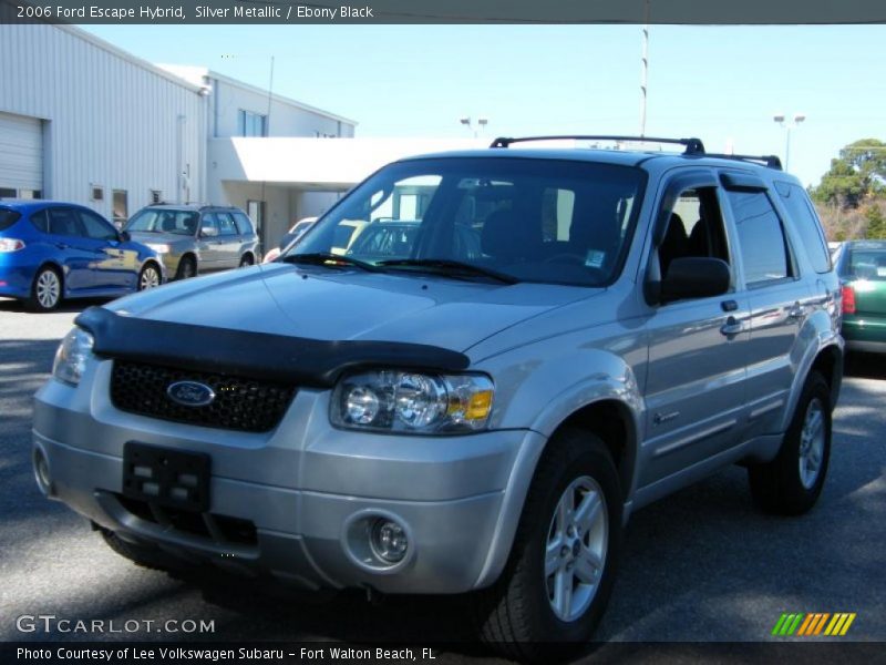 Silver Metallic / Ebony Black 2006 Ford Escape Hybrid