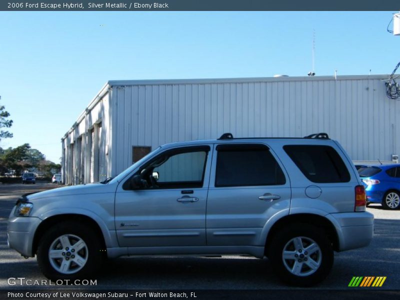 Silver Metallic / Ebony Black 2006 Ford Escape Hybrid